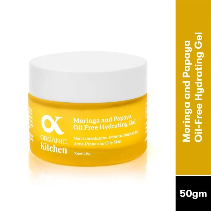 Organic Kitchen Moringa And Papaya Oil Free Hydrating Gel With Hyaluronic Acid And Niacinamide