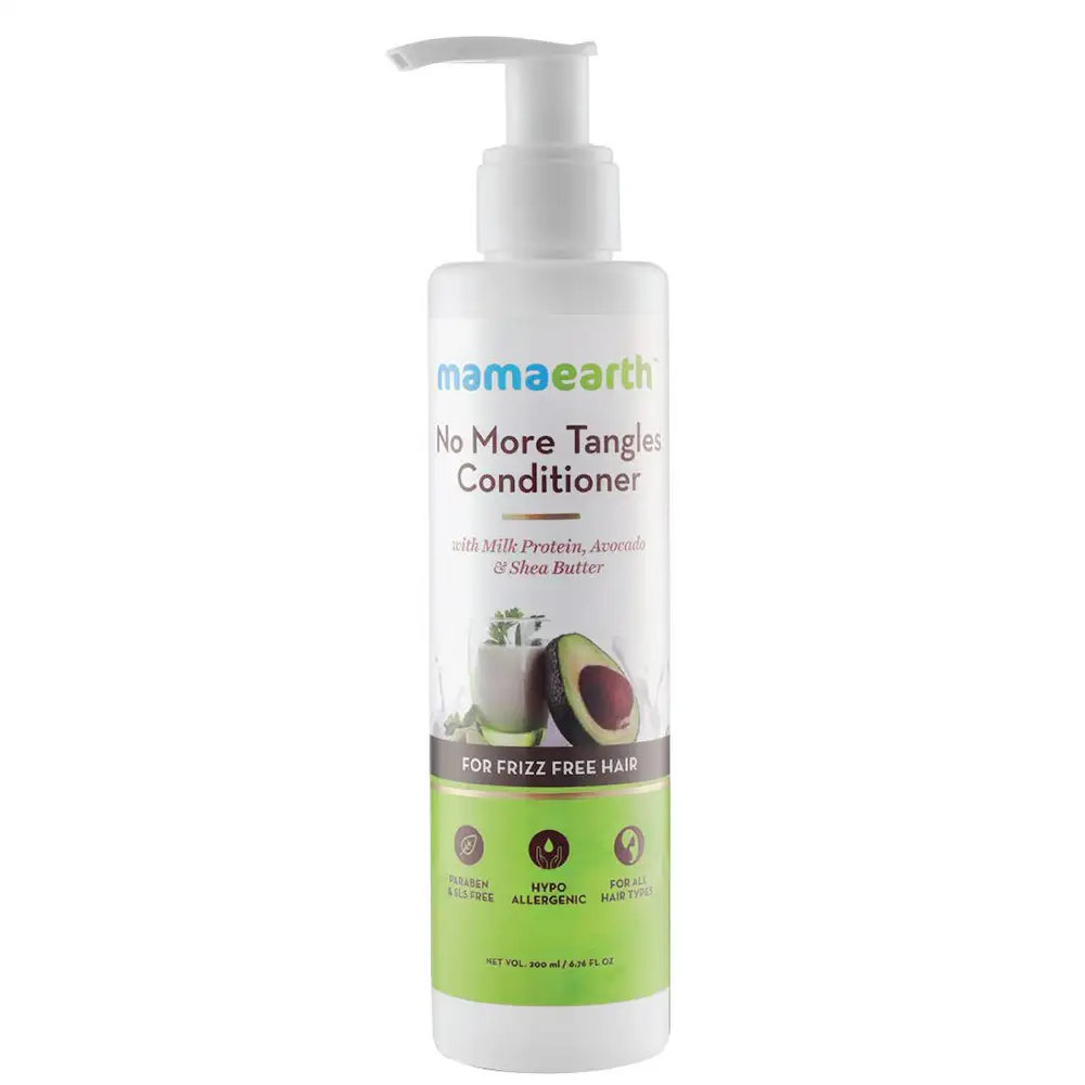 Mamaearth No More Tangles Hair Conditioner,  200 ml  with Milk Protein, Avocado & Shea Butter