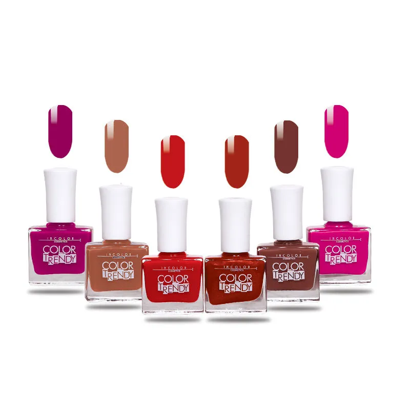 Incolor Color Trendy Matte Nail Enamel Combo - 14