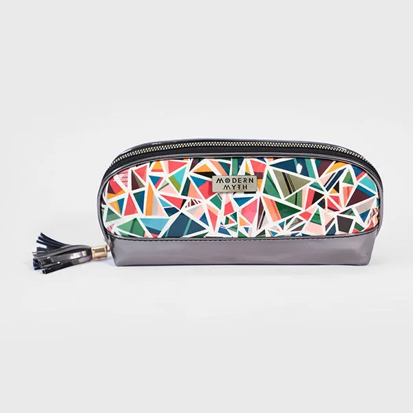 Modern Myth Terrazzo Pop Gunmetal Multi-Purpose Makeup Pouch