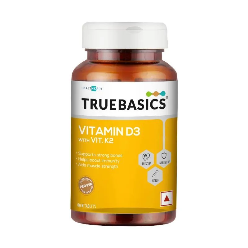 TrueBasics Vitamin D3 With Vitamin K2