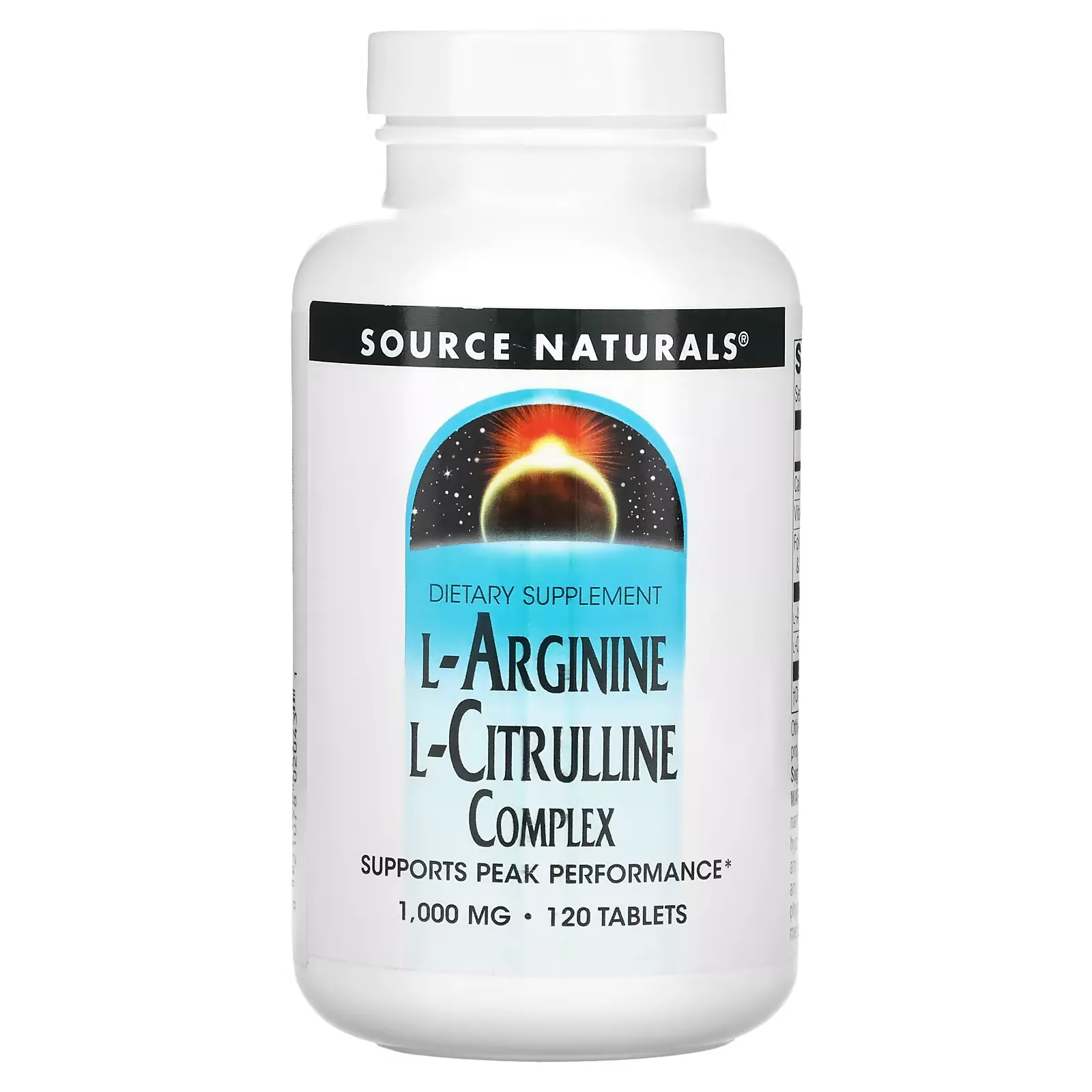 L-Arginine L-Citrulline Complex, 1,000 mg, 120 Tablets