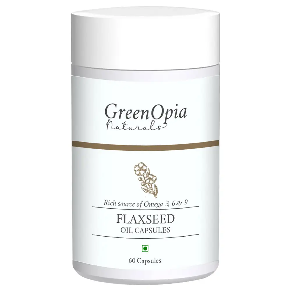 GreenOpia Flaxseed Oil,  60 capsules