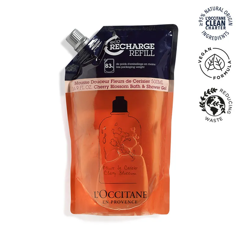 L'Occitane Cherry Blossom Shower Gel Eco-Refill