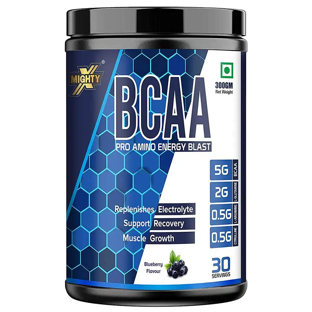 MightyX BCAA Pro Amino Energy Blast,  0.66 lb  30 Servings  Blueberry