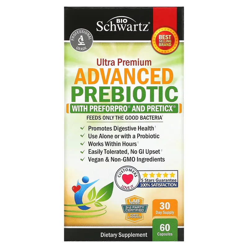 Ultra Premium Advanced Prebiotic, 60 Capsules