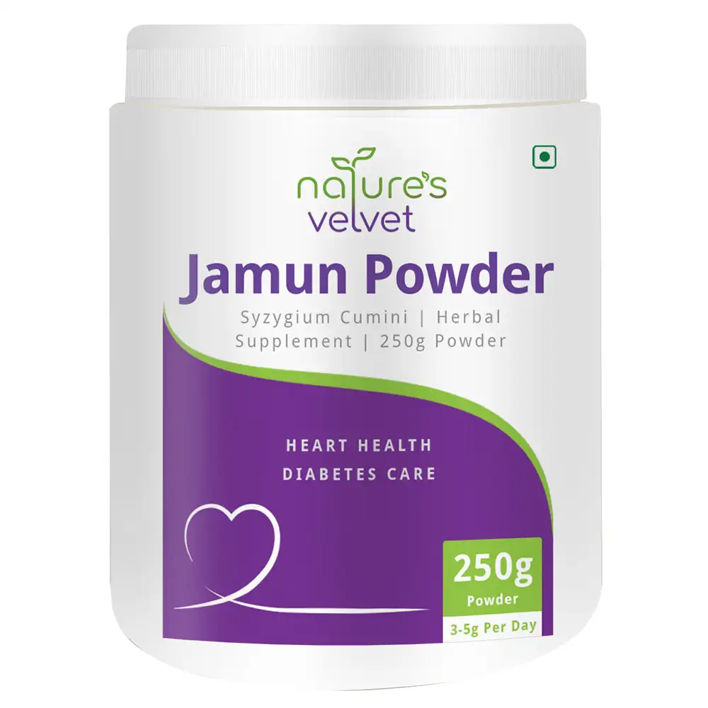 Natures Velvet Jamun Powder Syzygium Cumminii,  0.250 kg