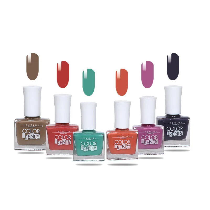 Incolor Color Trendy Matte Nail Enamel Combo - 09