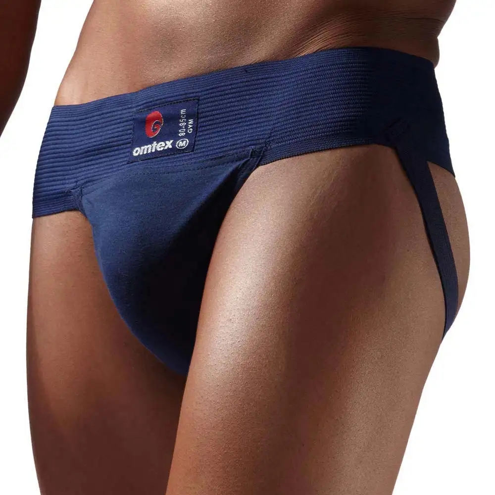 Omtex Gym Supporter (Pack of 2),  Small  Navy Blue