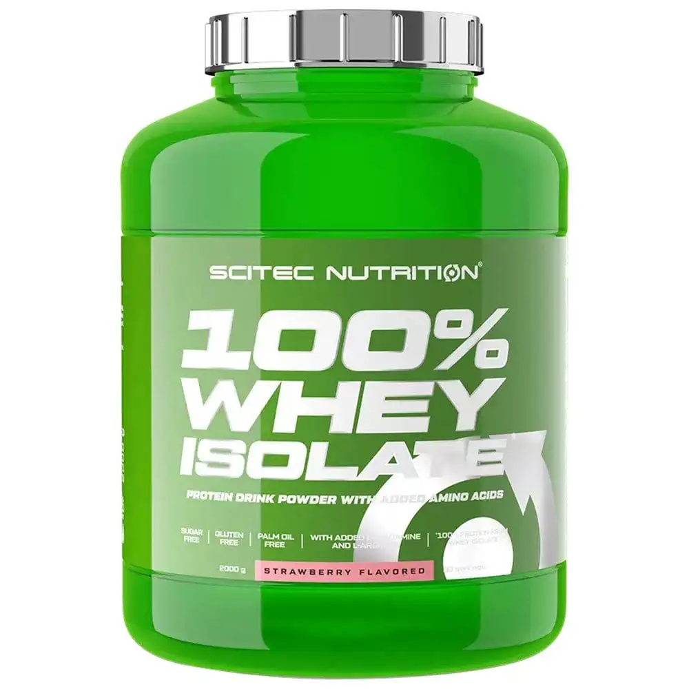 Scitec Nutrition 100% Whey Isolate,  4.4 lb  Strawberry