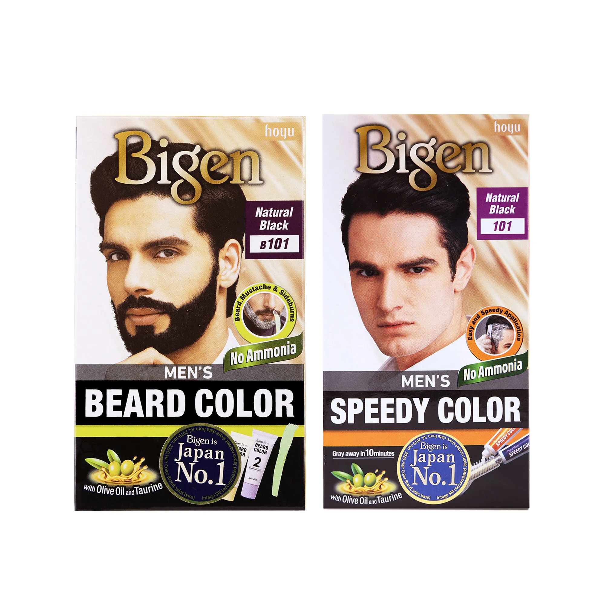 Bigen Combo Natural Black B101 & Speedy Color Natural Black 101 - Pack Of 2