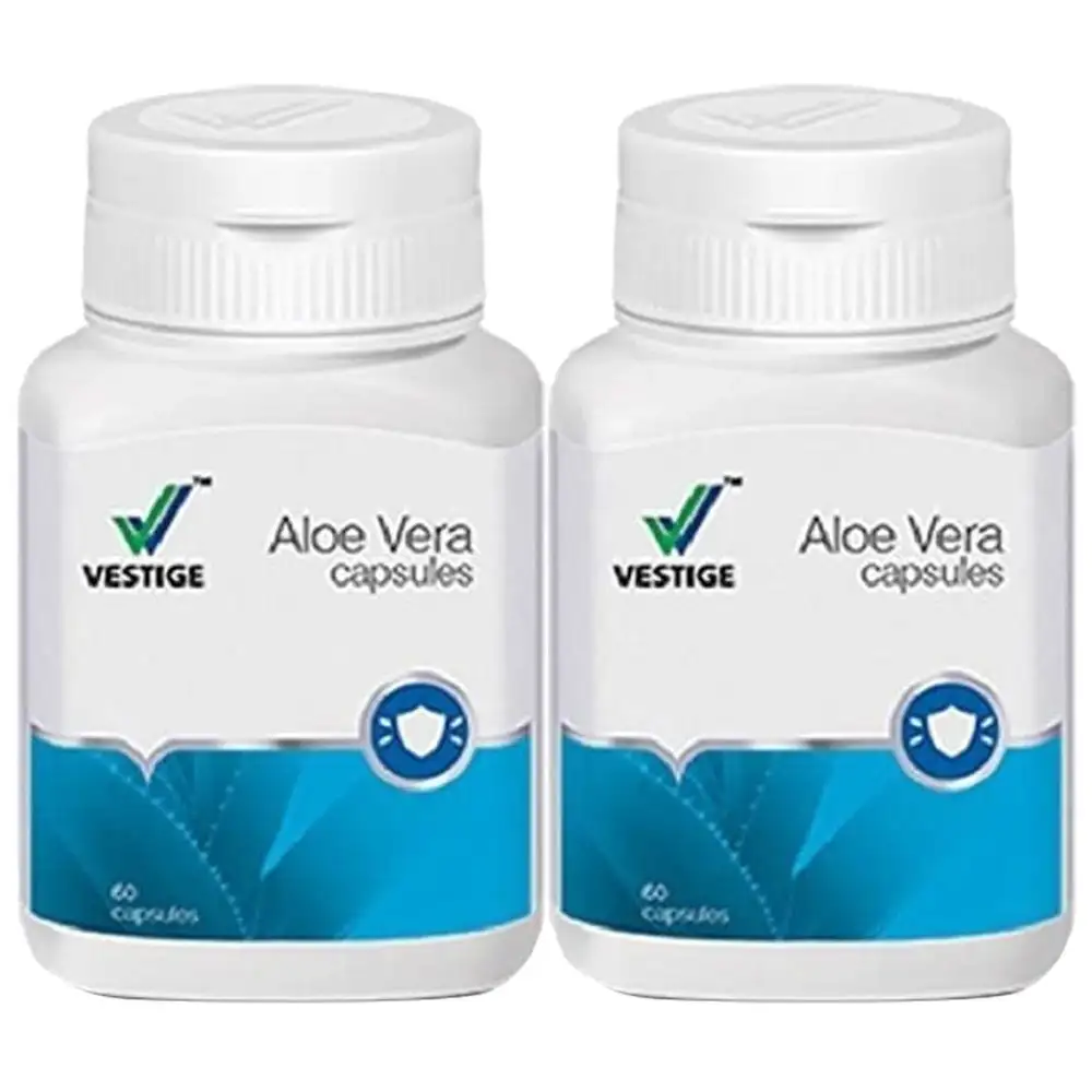 Vestige Aloe Vera Pack of 2,  60 capsules