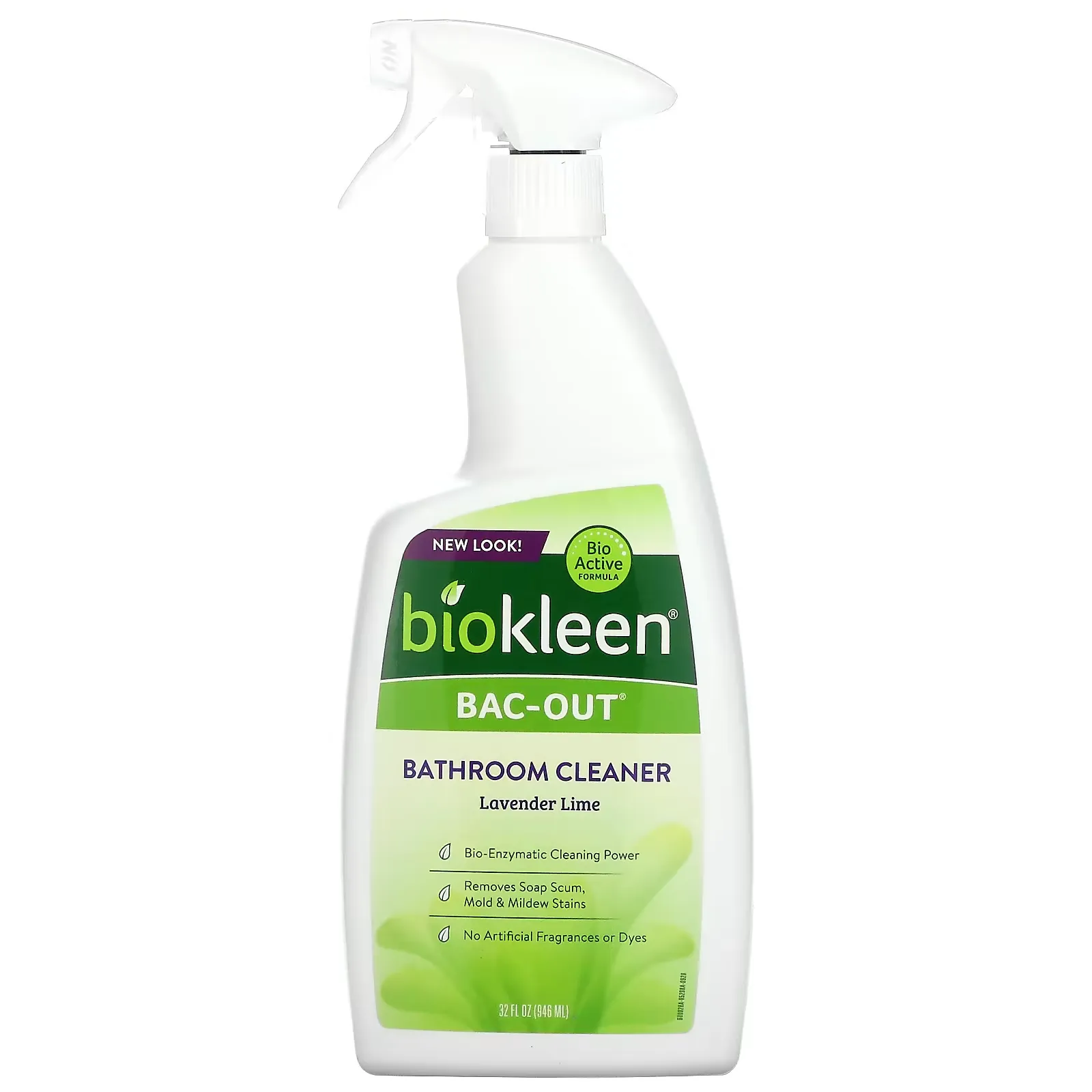 Bac Out, Bathroom Cleaner, Lavender Lime, 32 fl oz (946 ml)