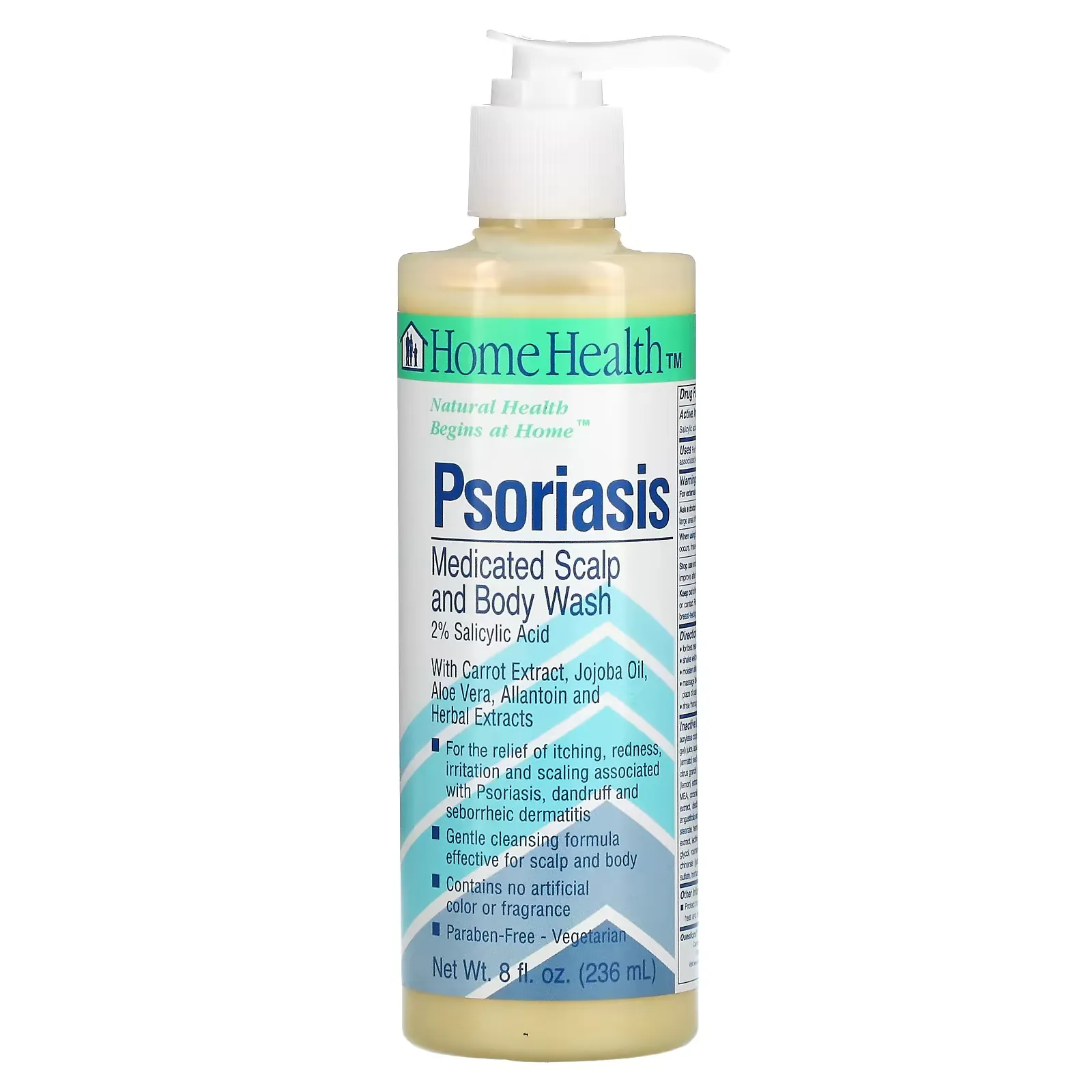 Psoriasis, Medicated Scalp and Body Wash, 8 fl oz (236 ml)