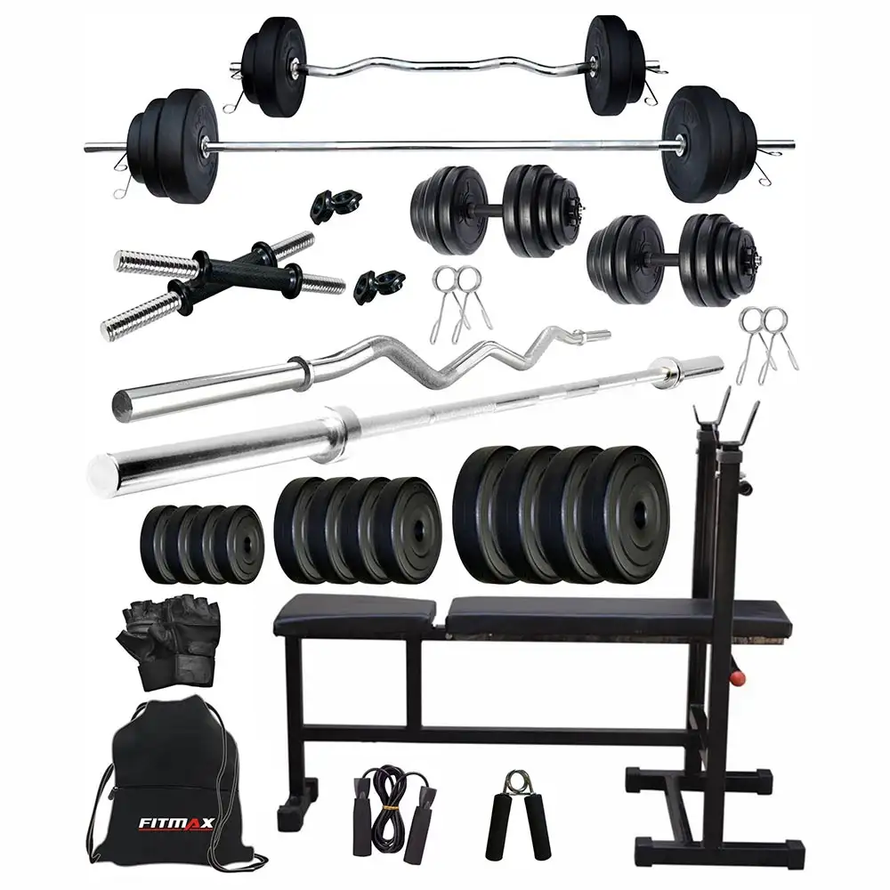 Fitmax PVC 40KG COMBO 5 SL Home Gym Kit