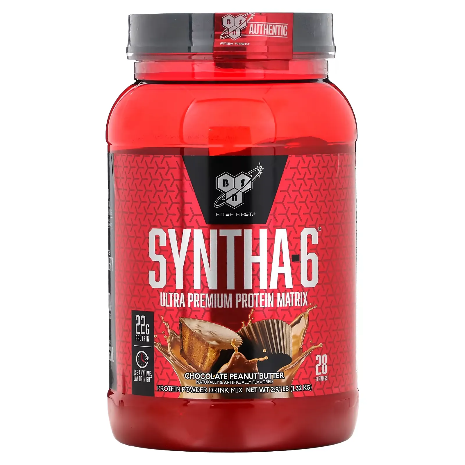 Syntha-6, Ultra Premium Protein Matrix , Chocolate Peanut Butter, 2.91 lb (1.32 kg)