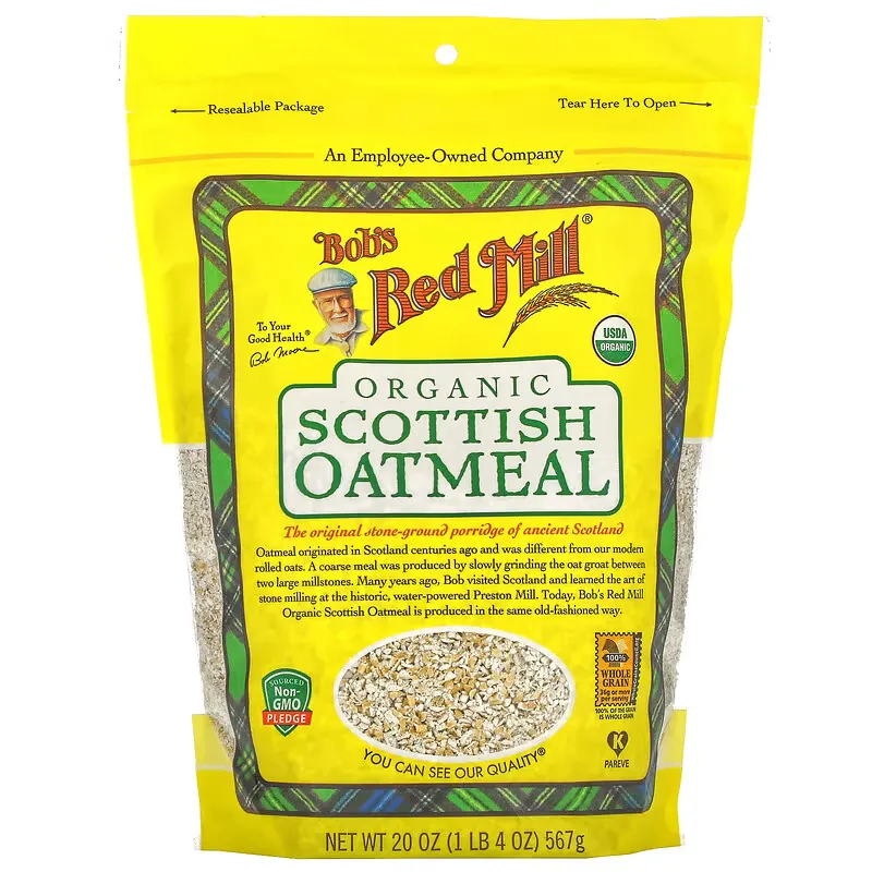 Organic Scottish Oatmeal, 20 oz (567 g)