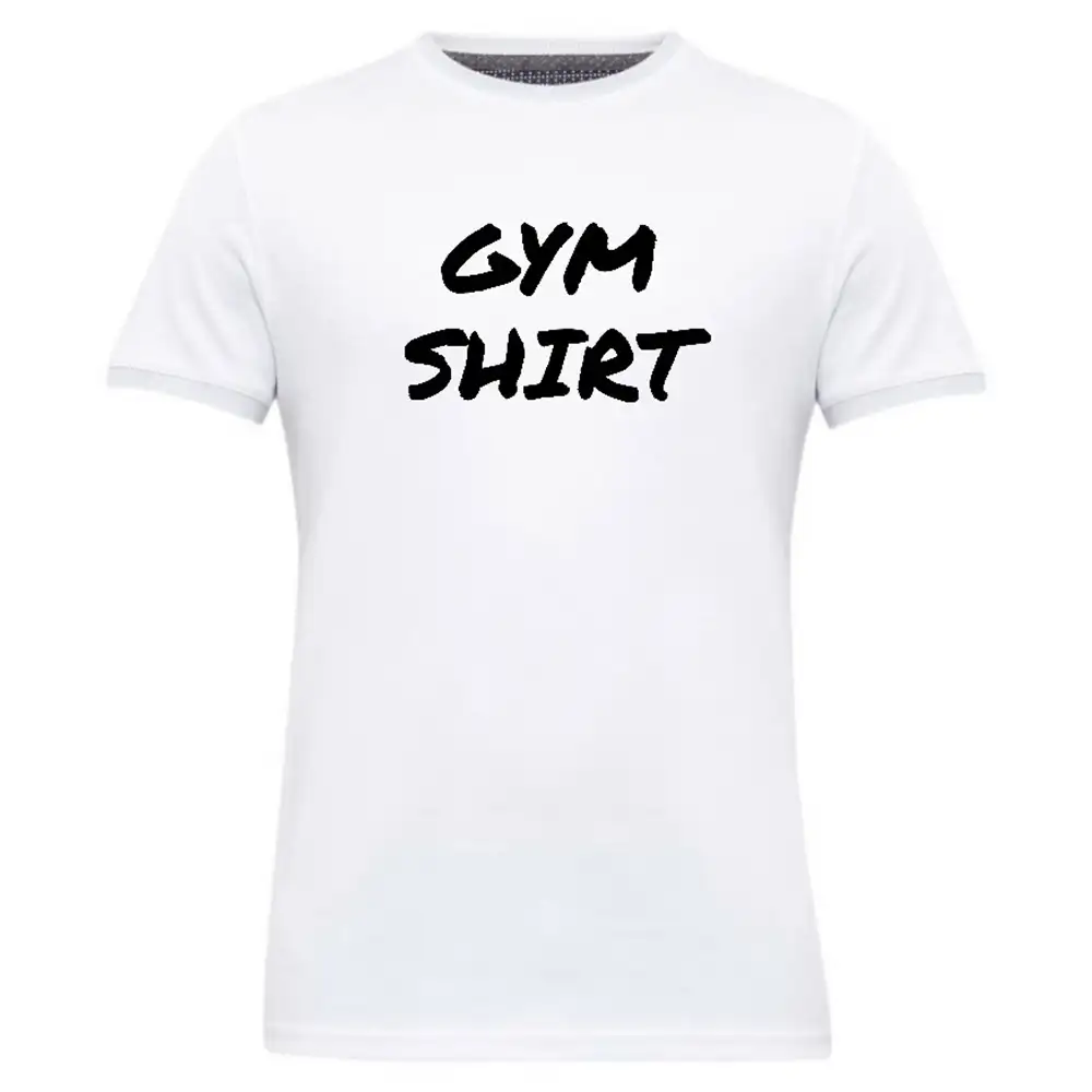 Gym Brute Gym Shirt T Shirt,  White  Large