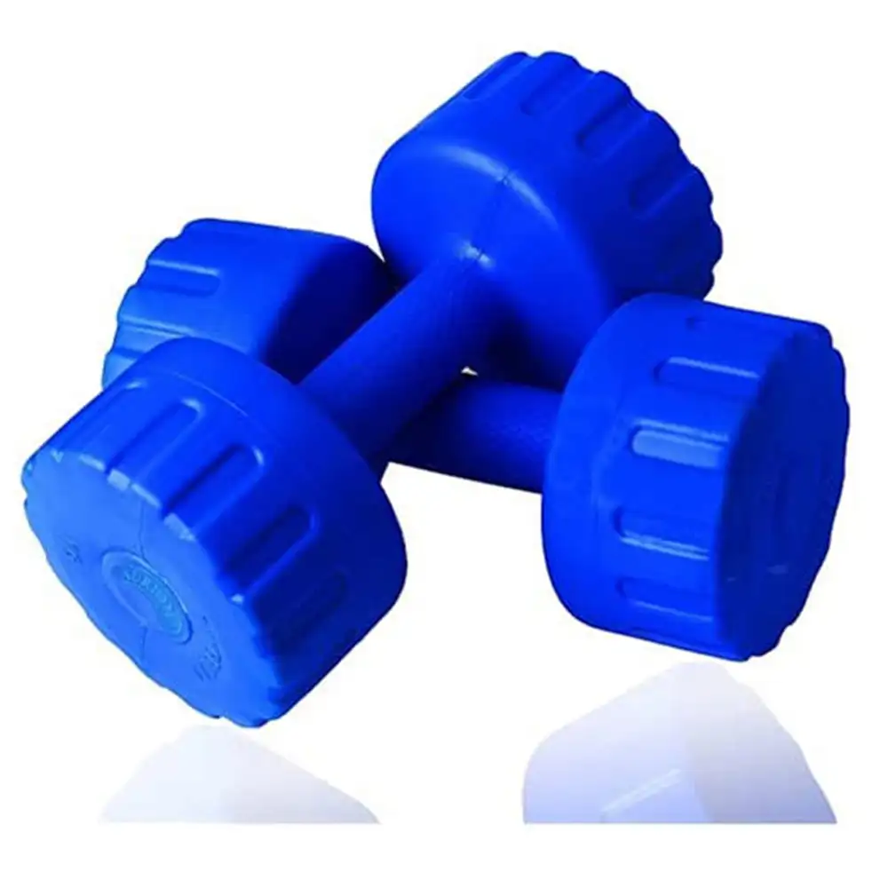 Love4ride PVC Plastic Dumbell Set,  Blue  1 kg