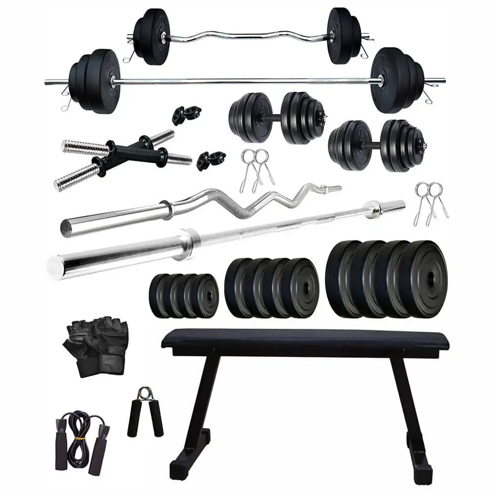 Fitmax PVC 30KG COMBO 7 WB SL Home Gym Kit