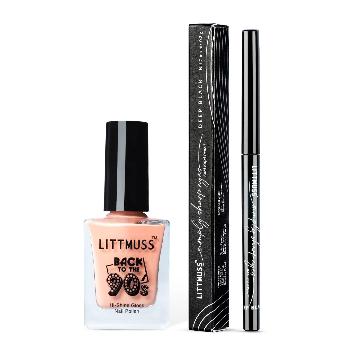 Littmuss Corporate Look Kajal & Nail Polish Combo