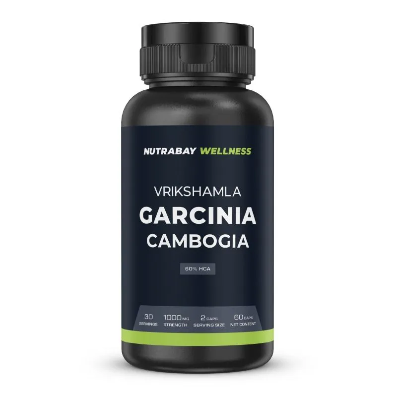 Nutrabay Wellness Garcinia Cambogia Extract (vrikshamla) 1000mg Capsules