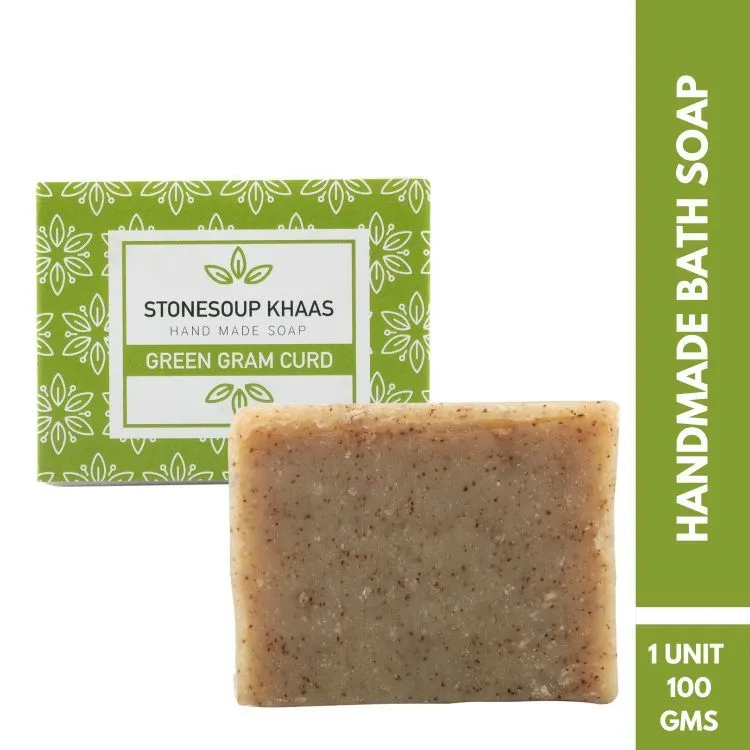 Stonesoup Khaas Green Gram Curd Hand Made Soap