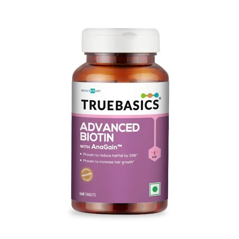 TrueBasics Advanced Biotin Tablets With Anagain