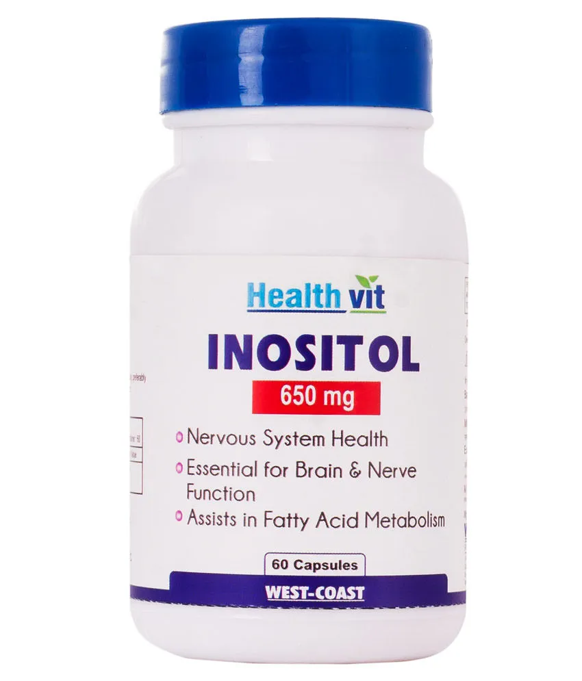 HealthVit Inositol 650 Mg 60 Capsules