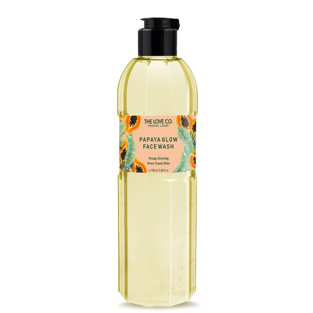 The Love Co. Organic Luxury Papaya Glow Face Wash