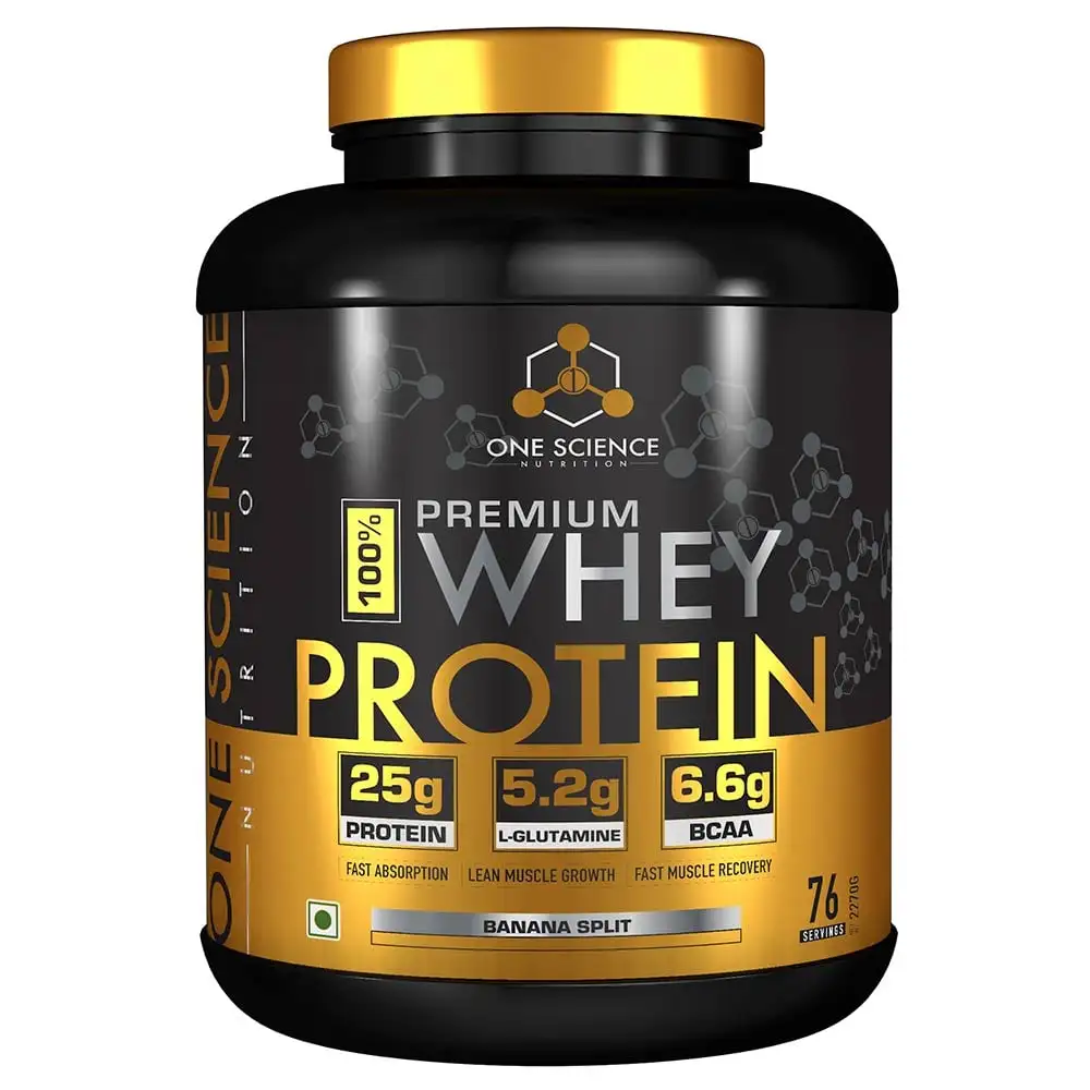 One Science Premium Whey Protein,  5 lb  Banana Split