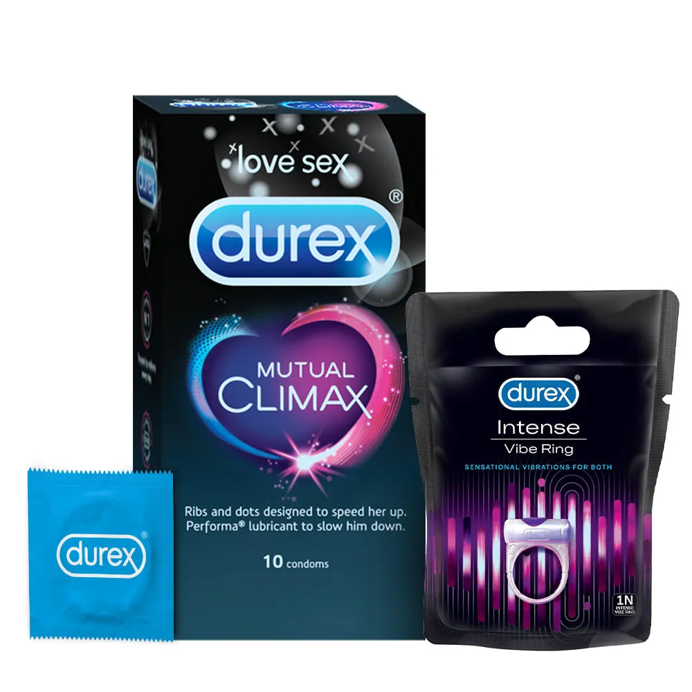 Durex Mutual Climax Condoms & Play Vibration Ring for Extra Pleasure