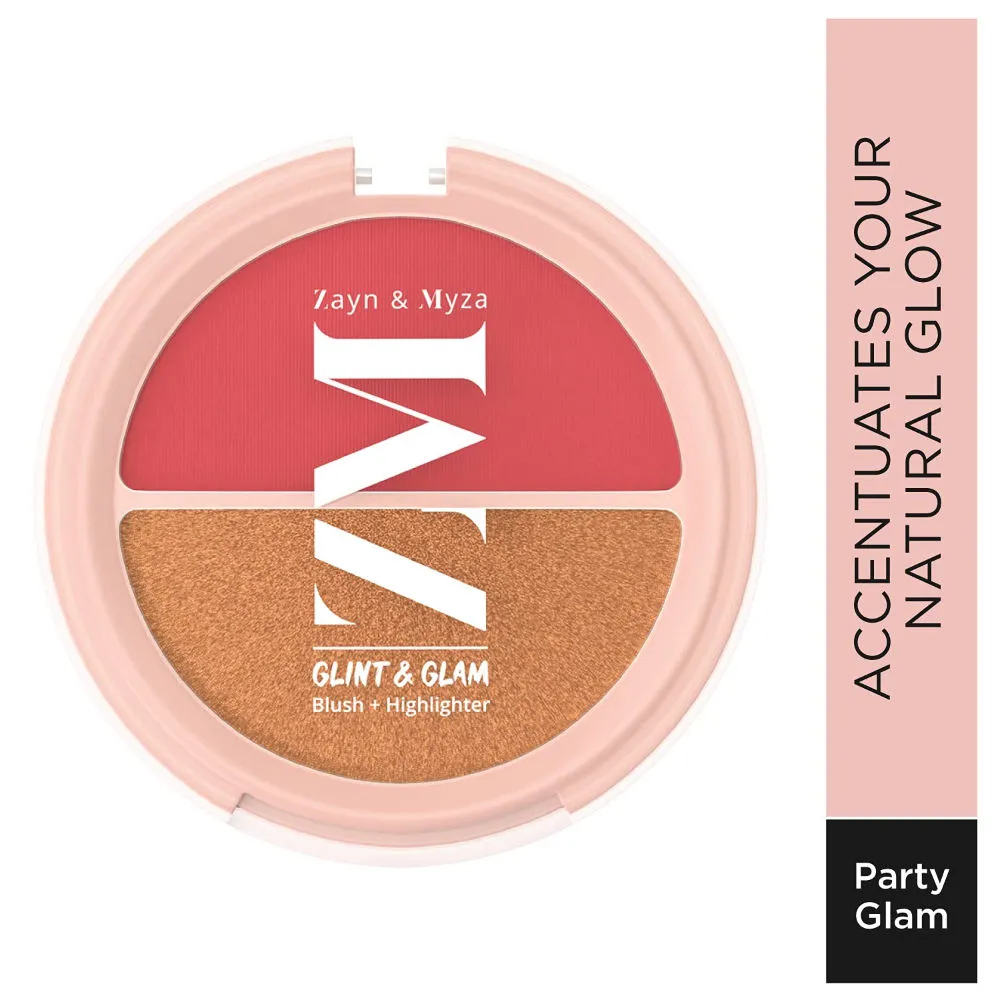 ZM Zayn & Myza Glint & Glam Blush + Highlighter Duo