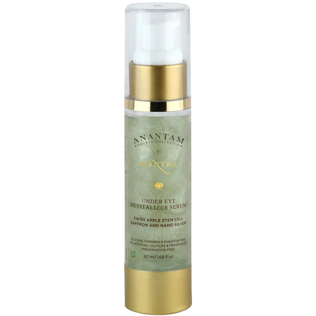 Mantra Herbal Anantam Under Eye Revitalizer Serum - Swiss Apple Stem Cell, Saffron And Nano Silver