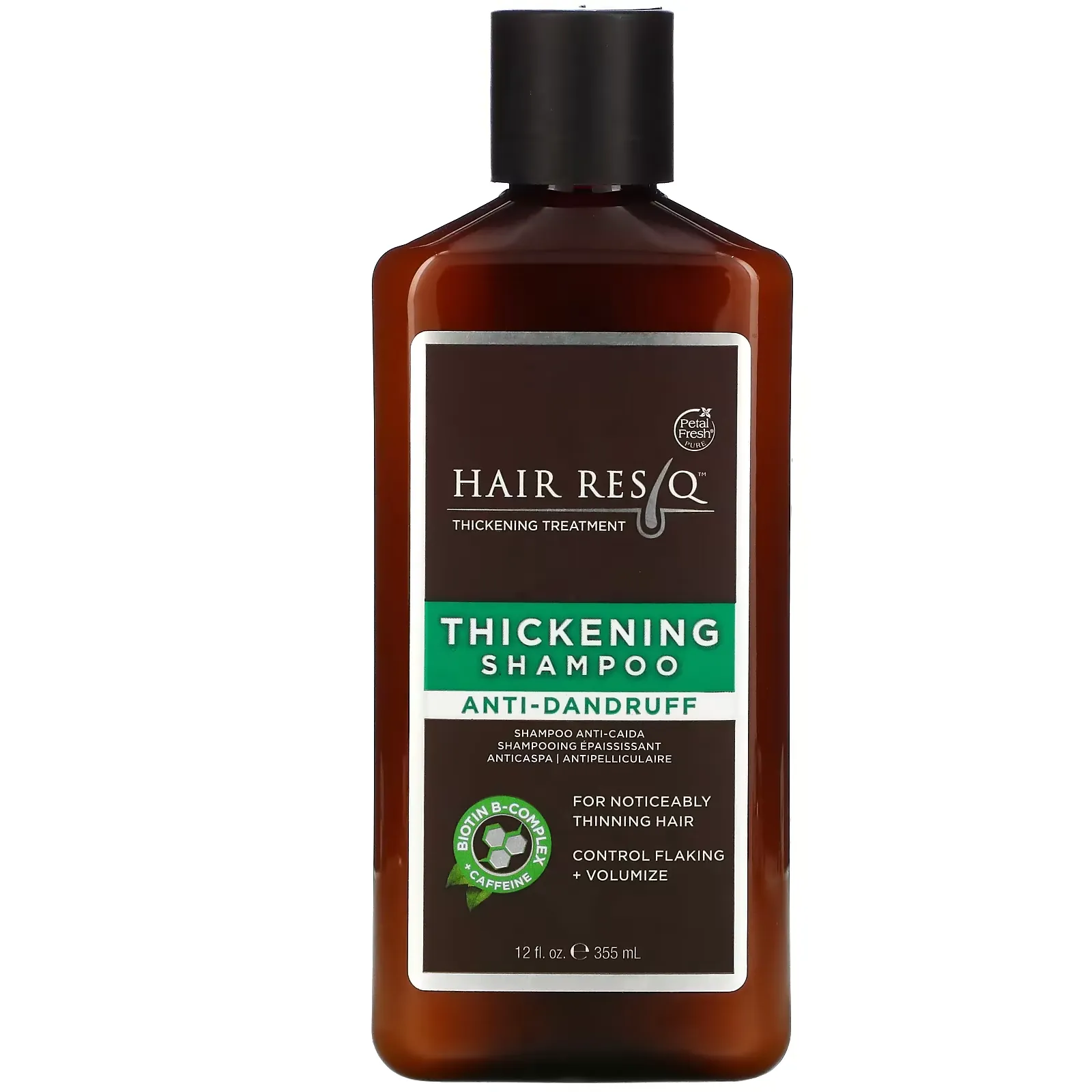 Hair ResQ, Thickening Shampoo, Anti-Dandruff, 12 fl oz (355 ml)