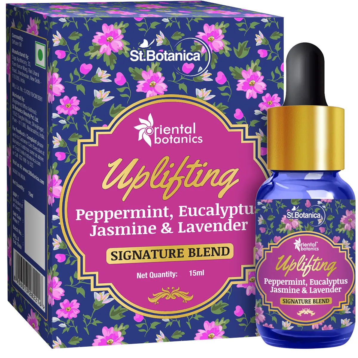 Oriental Botanics Uplifting Aroma Therapy Diffuser Oil