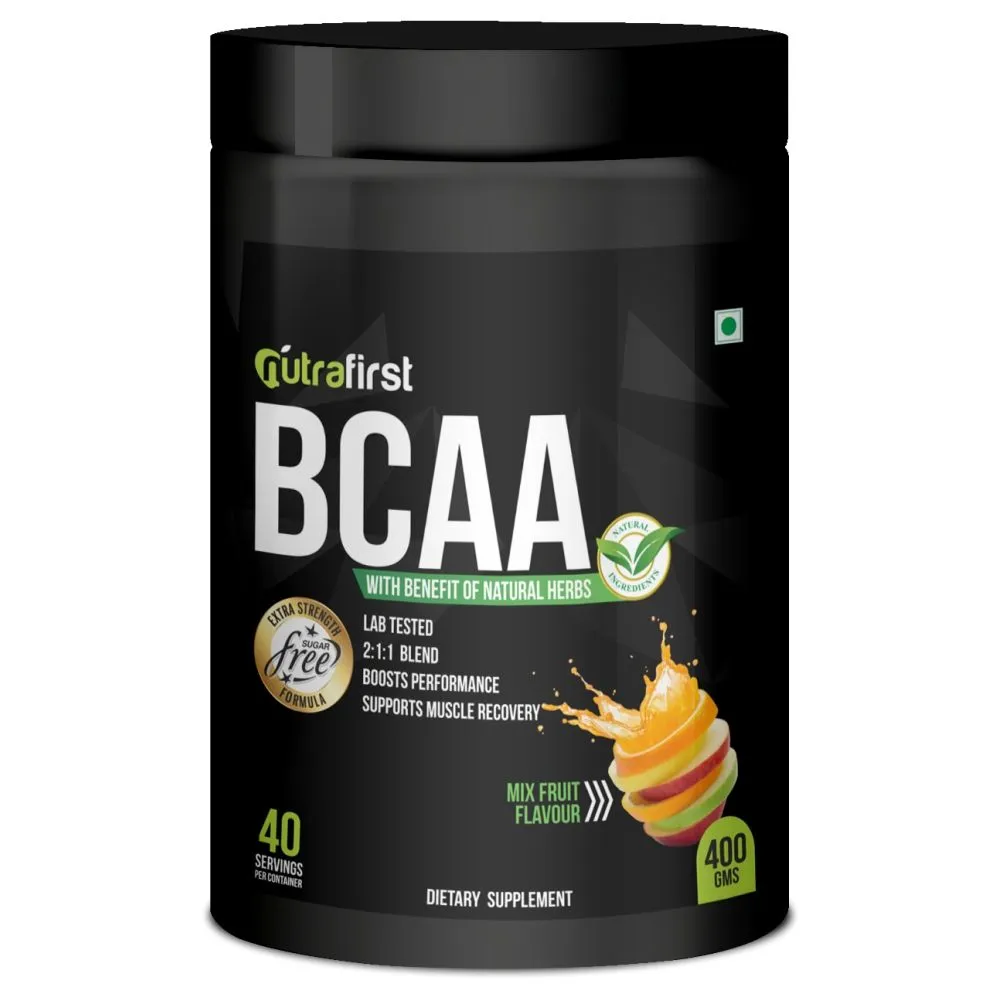 Nutrafirst BCAA Protein With Whey Protein Isolate -Mixed Fruit Flavor