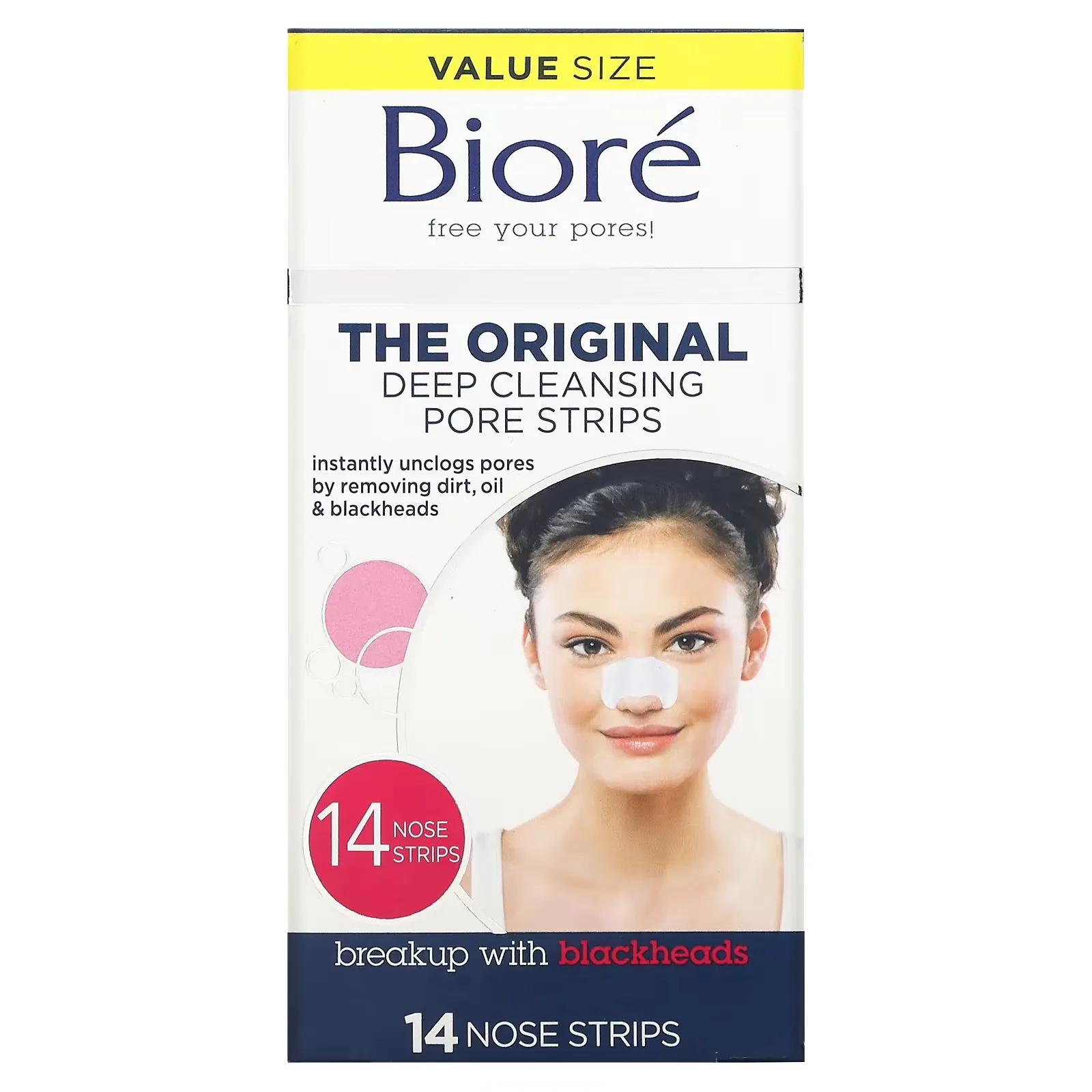 Deep Cleansing Pore Strips, The Original , 14 Nose Strips