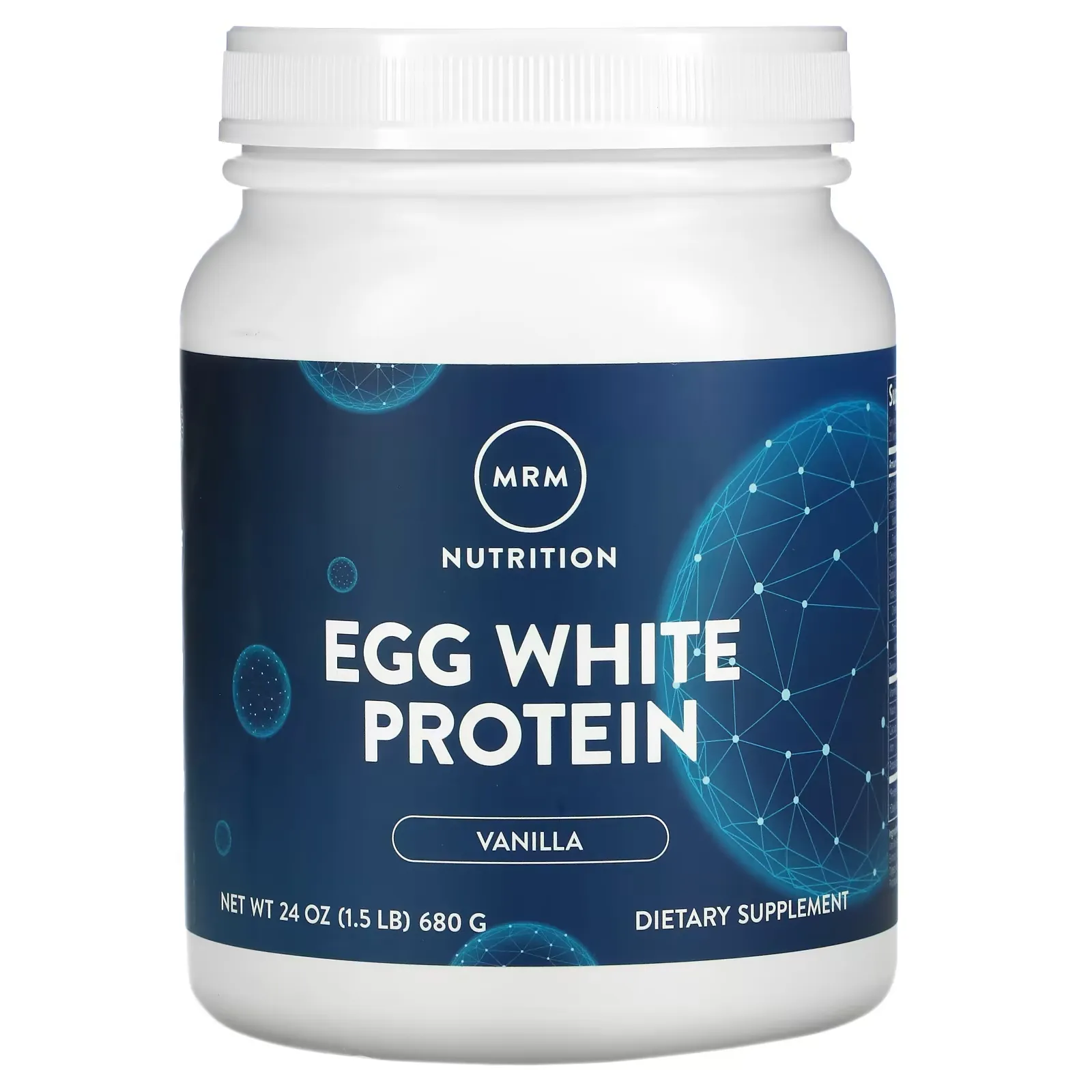 Egg White Protein, Vanilla, 1.5 lbs (680 g)