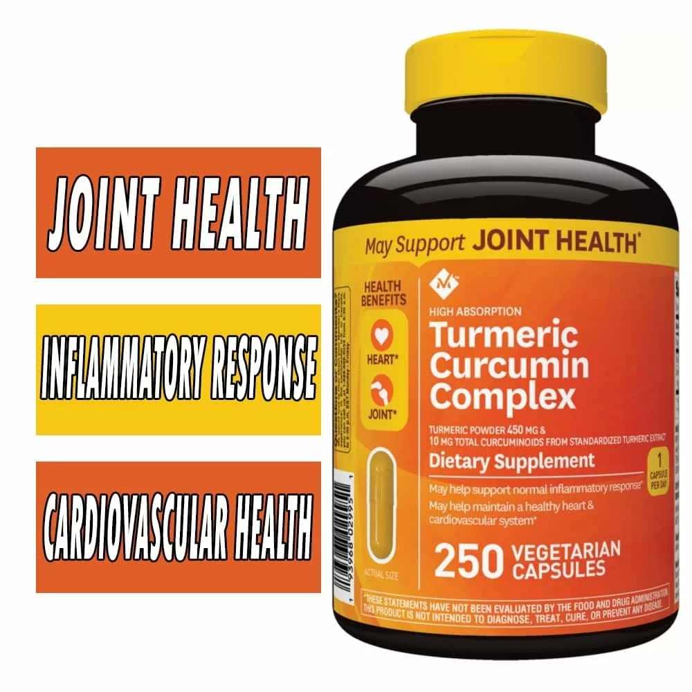 Member's Mark - Turmeric Curcumin Complex - 250 Veg Capsules