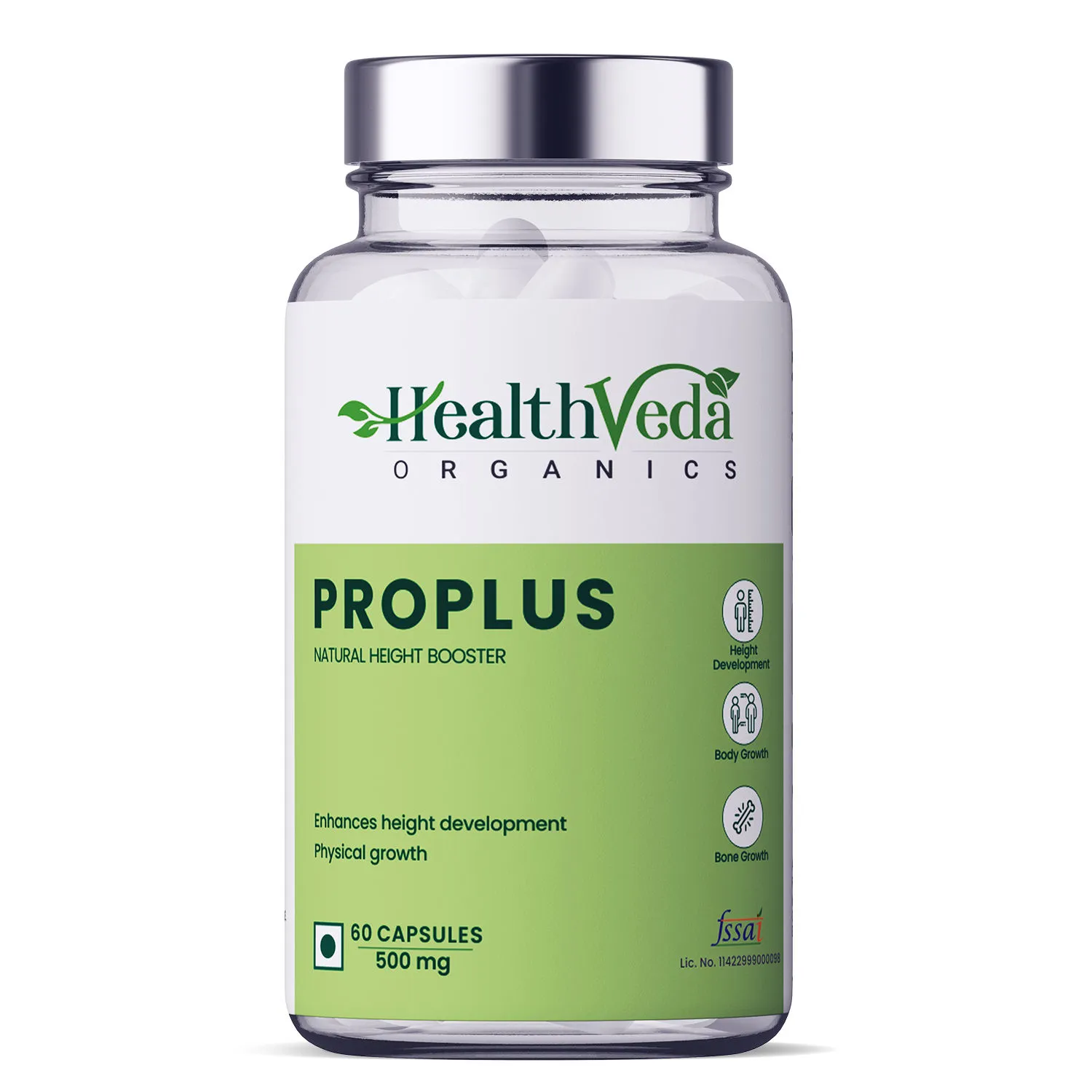 Health Veda Organics Proplus Capsules For Good Height & Great Personality