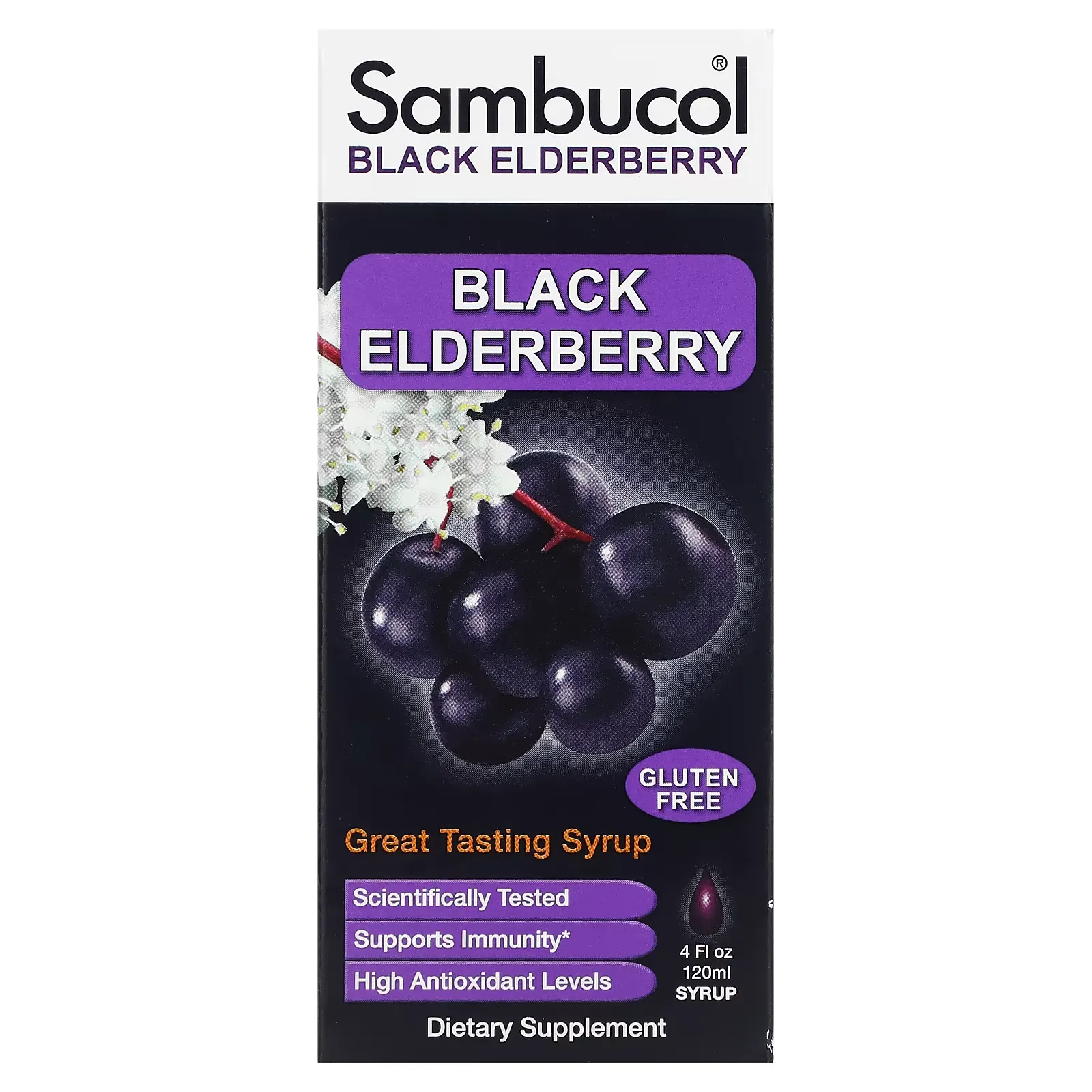 Black Elderberry Syrup, 4 fl oz (120 ml)