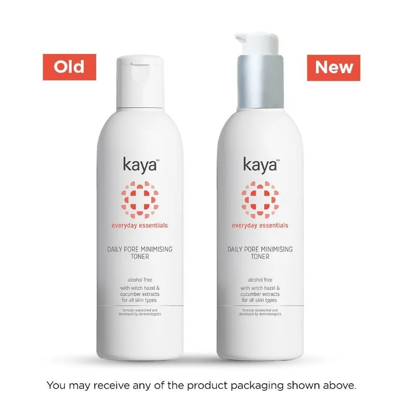 Kaya Daily Pore Minimising Toner, with Witch Hazel & Cucumber extract for all skin types