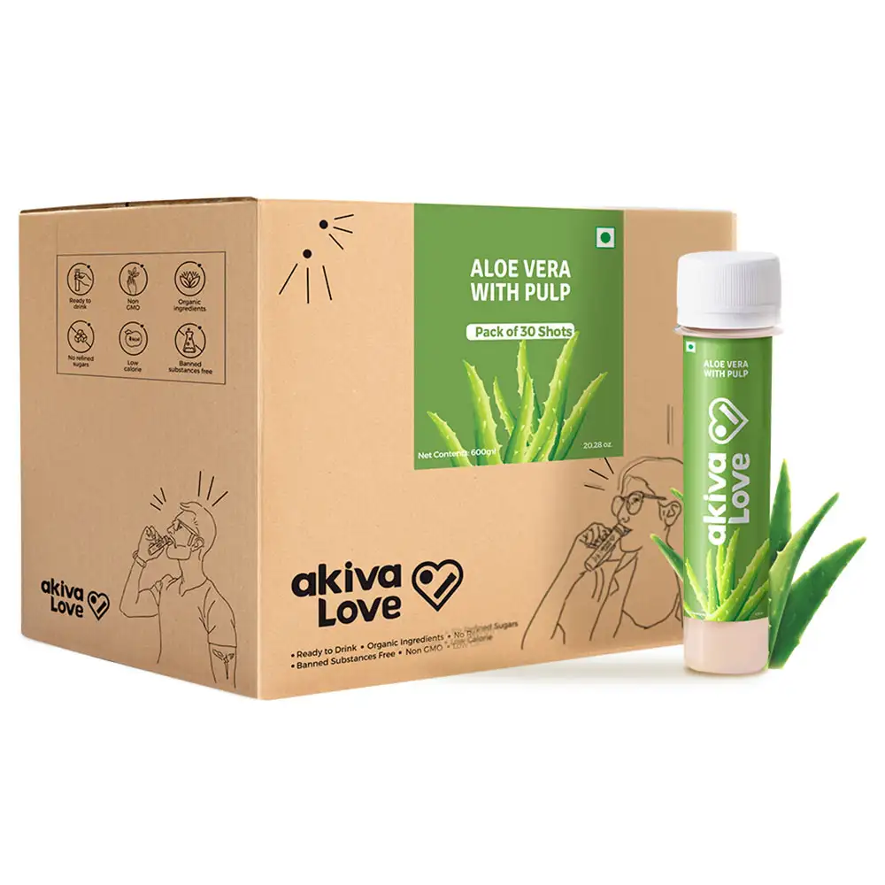 Akiva Skin Glow Aloe Vera Honey Pack of 30,  40 ml  Natural