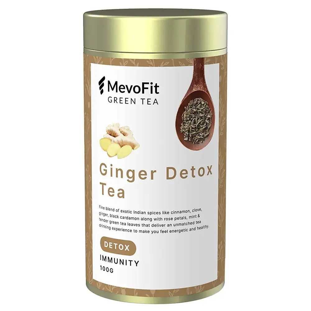 MevoFit Green Tea,  100 g  Ginger Detox