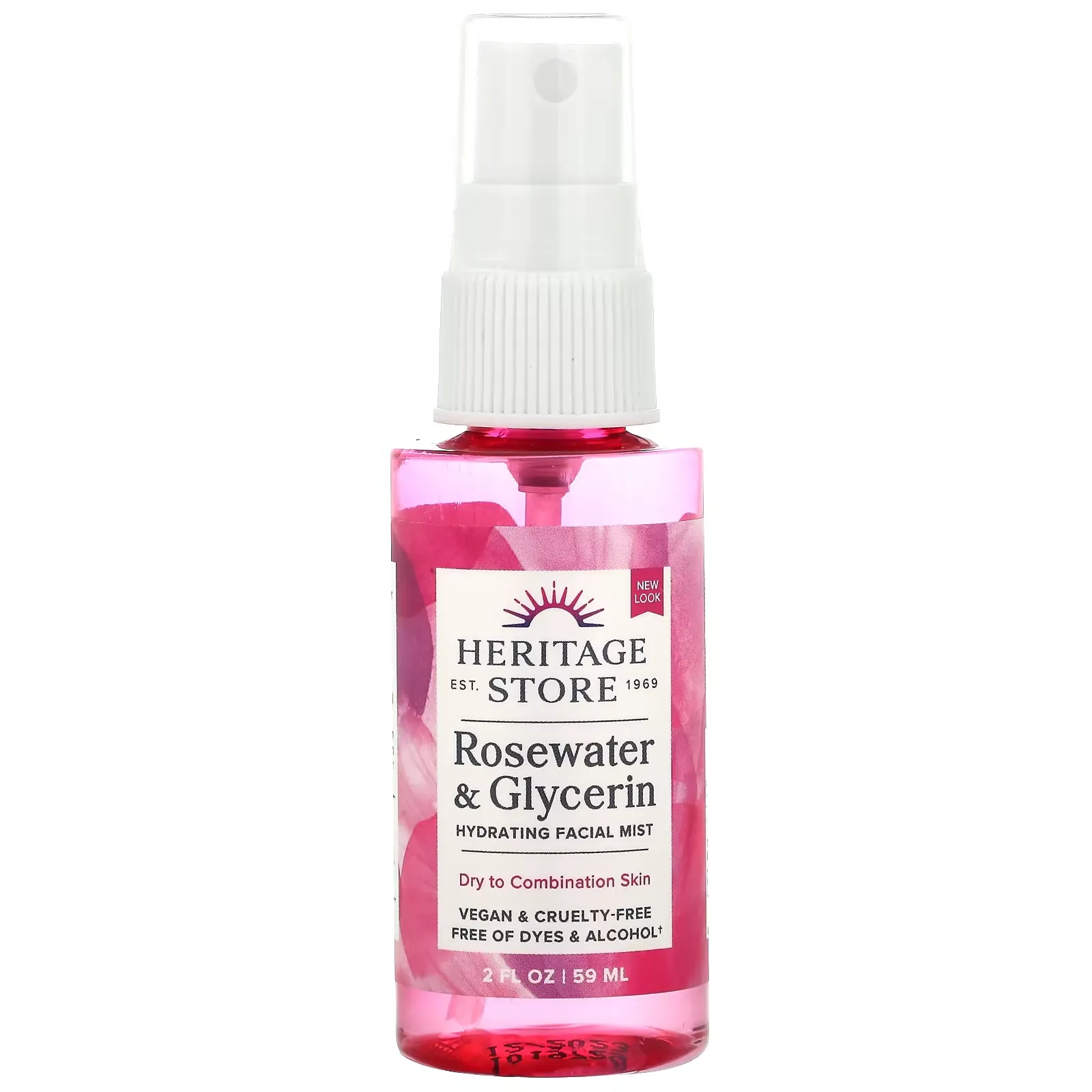 Rosewater & Glycerin, Hydrating Facial Mist, 2 fl oz (59 ml)