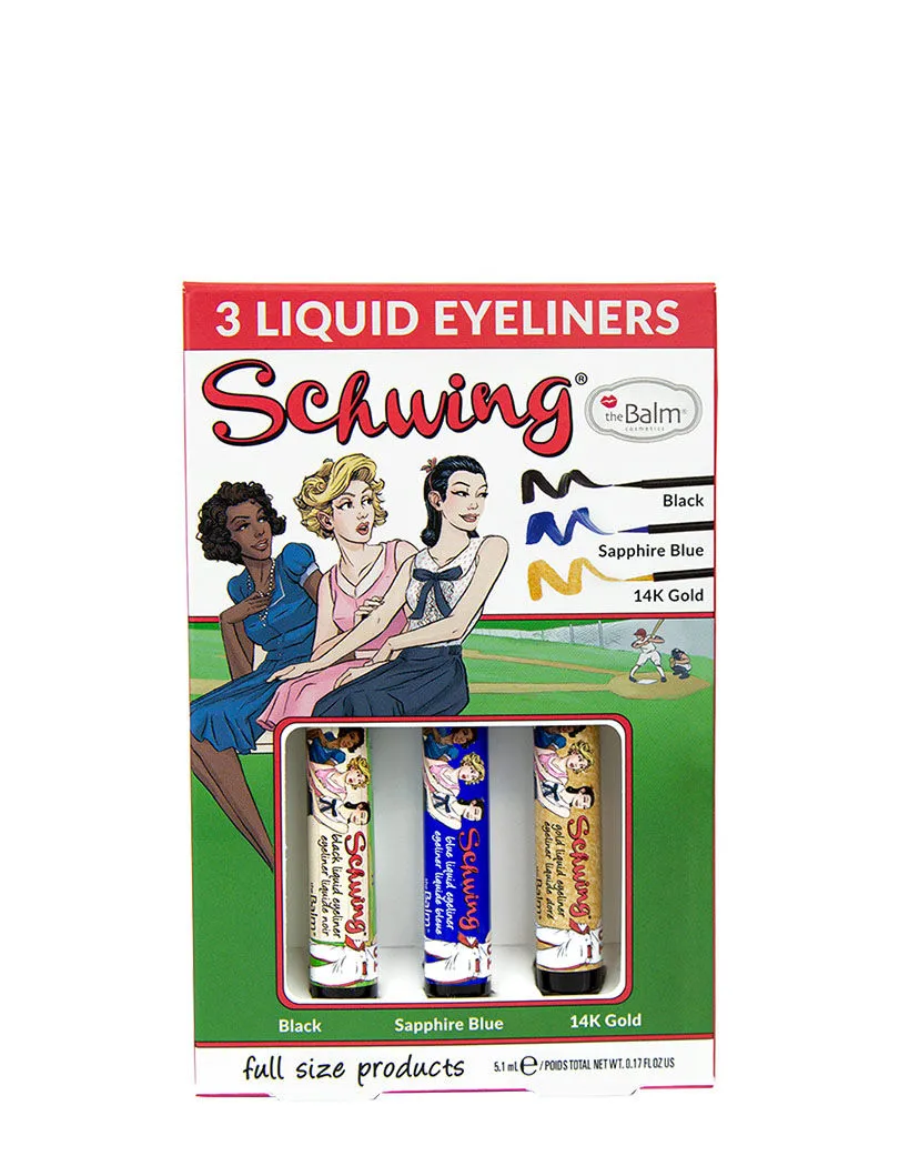 theBalm Schwing 3 Liquid Eyeliners