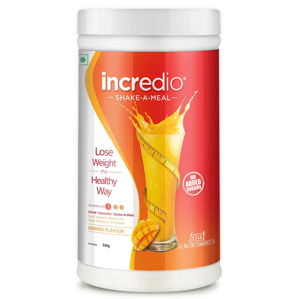 Incredio Meal Replacement Shake,  0.5 kg  Mango