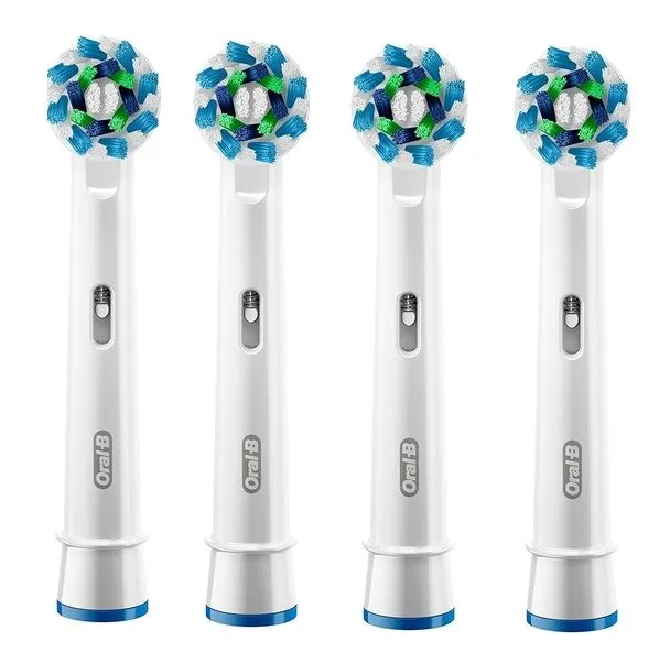 Oral-B Cross Action Electric Toothbrush Replacement Heads - Pack of 4