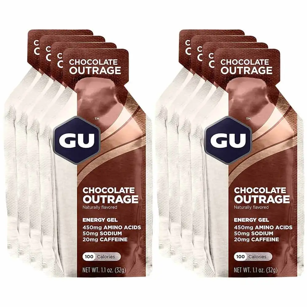 GU Energy Gel,  8 Piece(s)/Pack  Chocolate Outrage